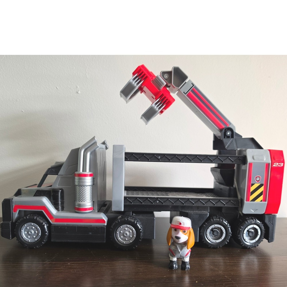 Paw Patrol Al Big Truck Pups Deluxe Transforming Logging Truck with Al Figure